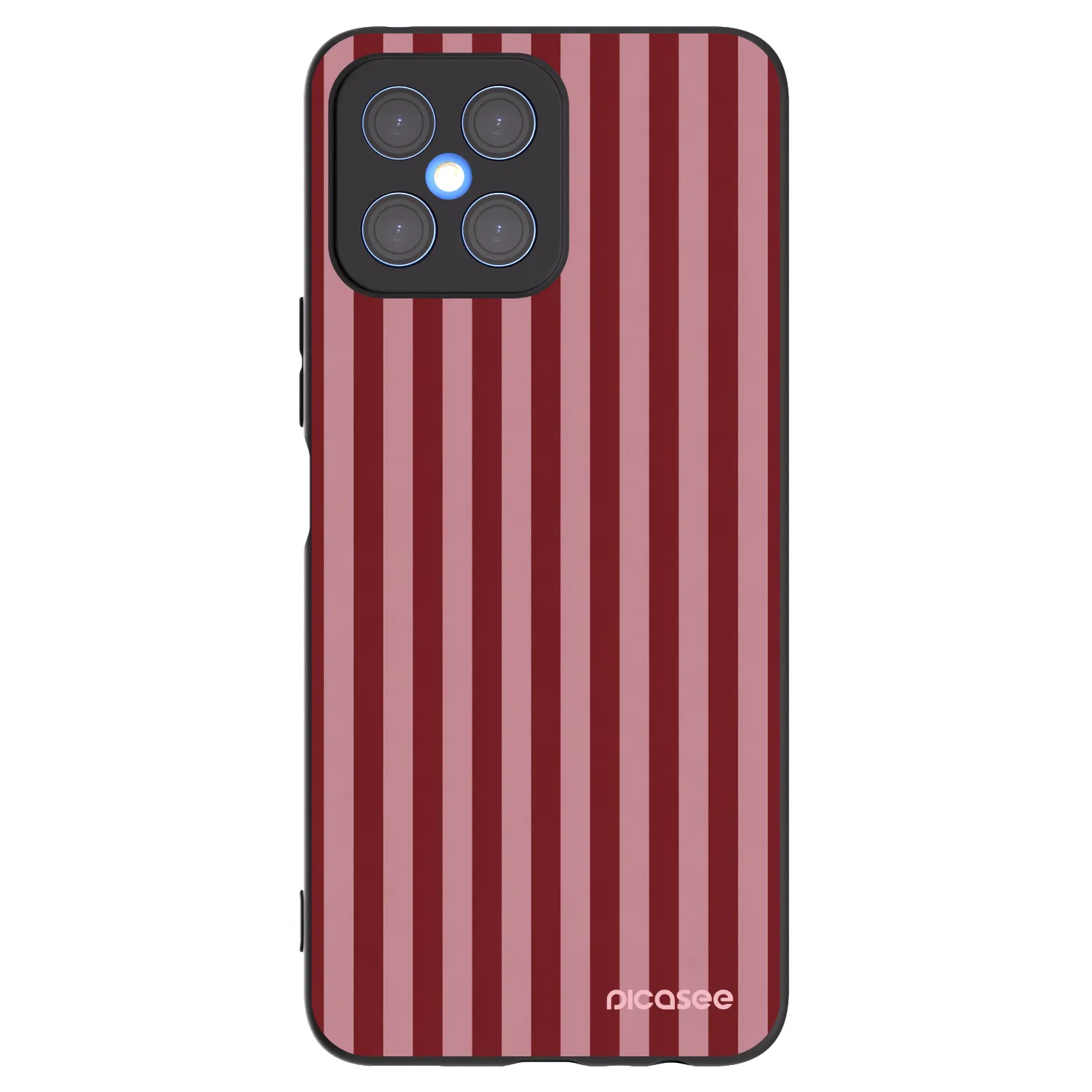 Picasee silikonski črni ovitek za Honor X8 4G - Dawn