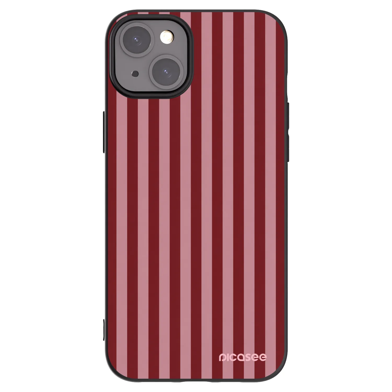 Picasee silikonski črni ovitek za Apple iPhone 15 Plus - Dawn