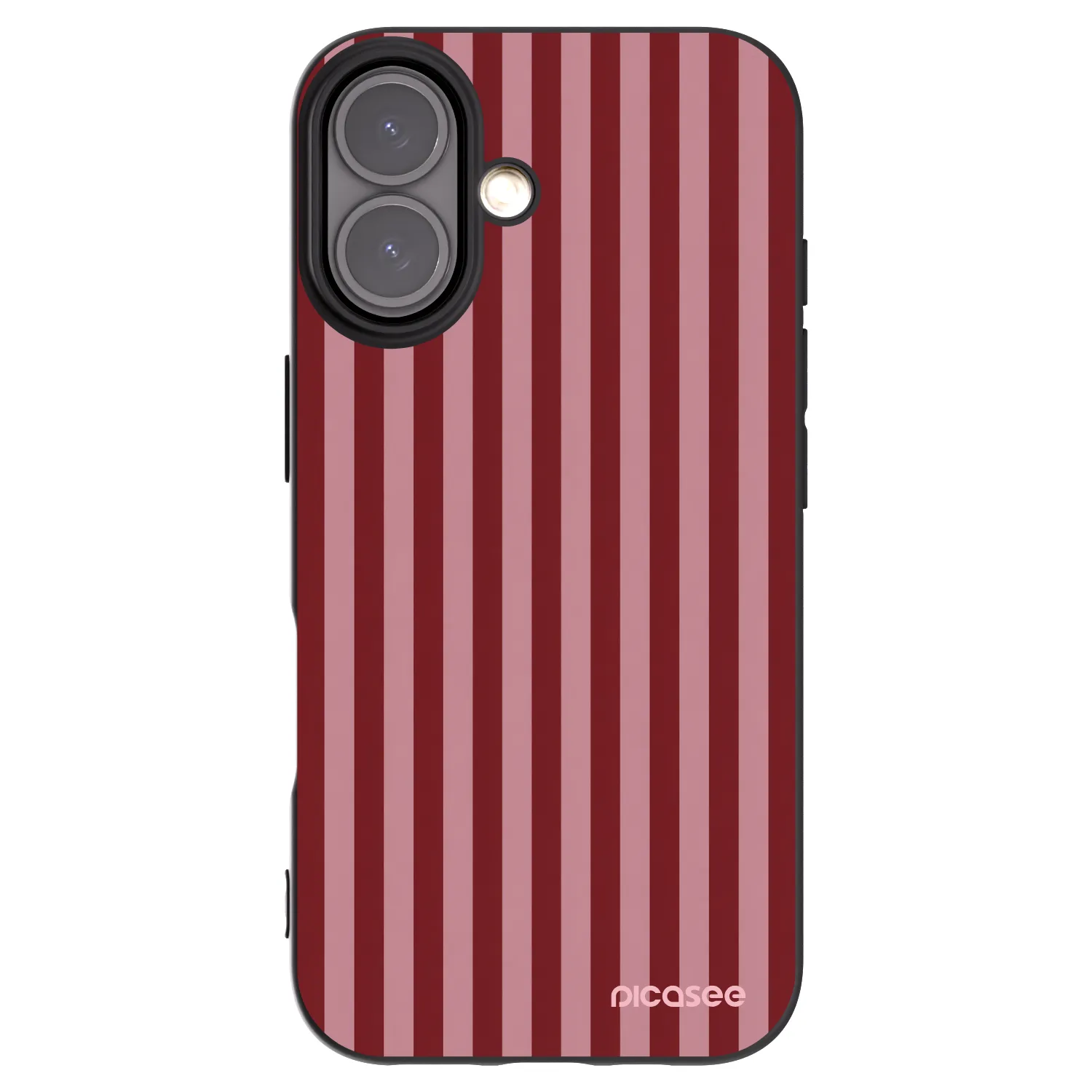 Picasee silikonski črni ovitek za Apple iPhone 16 - Dawn