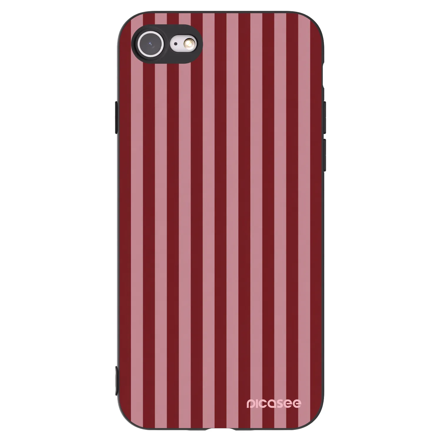 Picasee silikonski črni ovitek za Apple iPhone 8 - Dawn