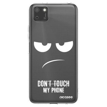 Picasee silikonski prozorni ovitek za Huawei Y5P - Don't Touch My Phone
