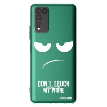 Picasee silikonski prozorni ovitek za Honor 10X Lite - Don't Touch My Phone