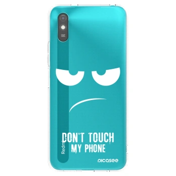 Picasee silikonski prozorni ovitek za Xiaomi Redmi 9AT - Don't Touch My Phone