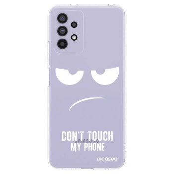 Picasee silikonski prozorni ovitek za Samsung Galaxy A32 4G SM-A325F - Don't Touch My Phone