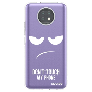 Picasee silikonski prozorni ovitek za Xiaomi Redmi Note 9T - Don't Touch My Phone