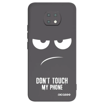 Picasee silikonski črni ovitek za Xiaomi Redmi Note 9T - Don't Touch My Phone