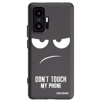 Picasee silikonski črni ovitek za Xiaomi 11T Pro - Don't Touch My Phone