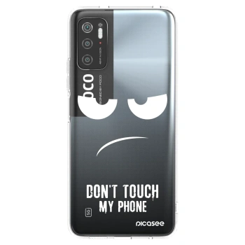 Picasee silikonski prozorni ovitek za Xiaomi Poco M3 Pro 5G - Don't Touch My Phone