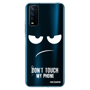 Picasee silikonski prozorni ovitek za Vivo Y11s - Don't Touch My Phone