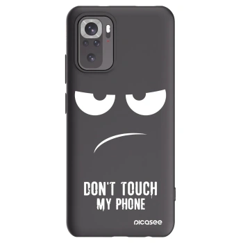 Picasee silikonski črni ovitek za Xiaomi Redmi Note 11S 4G - Don't Touch My Phone