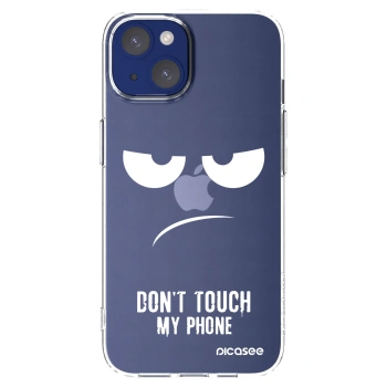 Picasee silikonski prozorni ovitek za Apple iPhone 14 - Don't Touch My Phone
