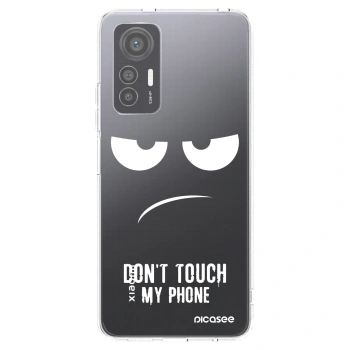 Picasee silikonski prozorni ovitek za Xiaomi 12 Lite - Don't Touch My Phone