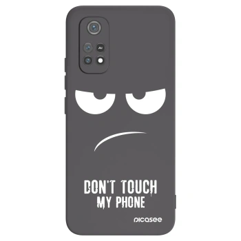 Picasee silikonski črni ovitek za Xiaomi Poco M4 Pro - Don't Touch My Phone