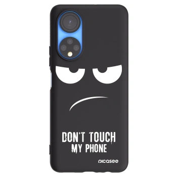 Picasee silikonski črni ovitek za Honor X7 - Don't Touch My Phone