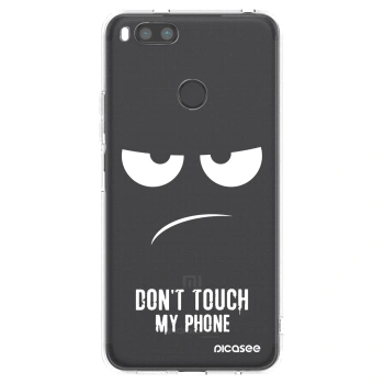 Picasee silikonski prozorni ovitek za Xiaomi Redmi A1 - Don't Touch My Phone