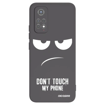 Picasee silikonski črni ovitek za Xiaomi Redmi Note 11S 5G - Don't Touch My Phone