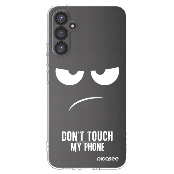 Picasee silikonski prozorni ovitek za Samsung Galaxy A34 5G A346B - Don't Touch My Phone