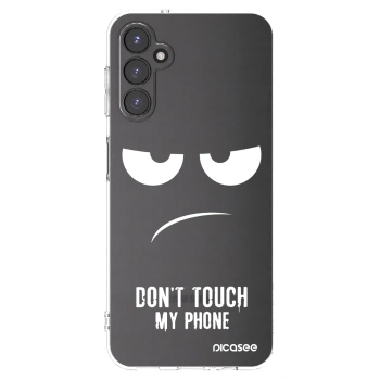Picasee silikonski prozorni ovitek za Samsung Galaxy A14 4G A145R - Don't Touch My Phone