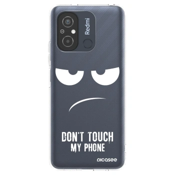 Picasee silikonski prozorni ovitek za Xiaomi Redmi 12C - Don't Touch My Phone