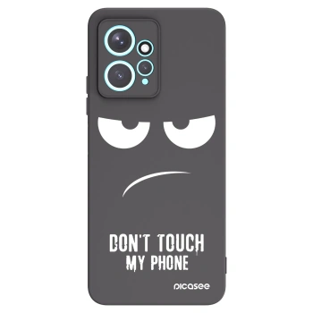 Picasee silikonski črni ovitek za Xiaomi Redmi Note 12 4G - Don't Touch My Phone