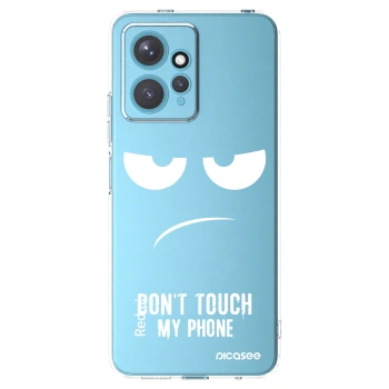 Picasee silikonski prozorni ovitek za Xiaomi Redmi Note 12 4G - Don't Touch My Phone