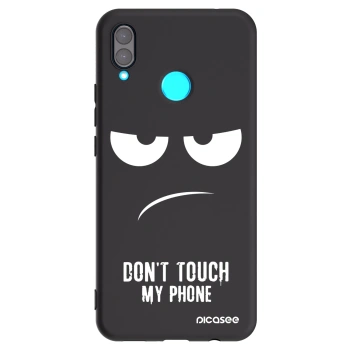 Picasee silikonski črni ovitek za Huawei Nova 3 - Don't Touch My Phone