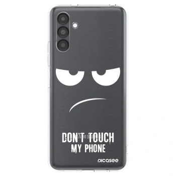 Picasee silikonski prozorni ovitek za Samsung Galaxy A04s A047F - Don't Touch My Phone