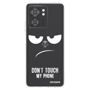 Picasee silikonski prozorni ovitek za Motorola Edge 40 - Don't Touch My Phone