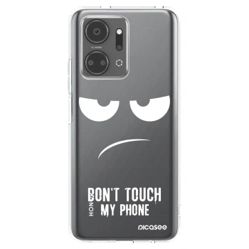 Picasee silikonski prozorni ovitek za Honor X7a - Don't Touch My Phone