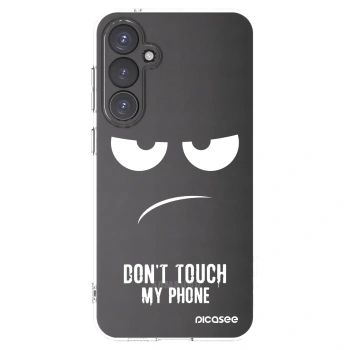 Picasee silikonski prozorni ovitek za Samsung Galaxy S23 FE S711B - Don't Touch My Phone