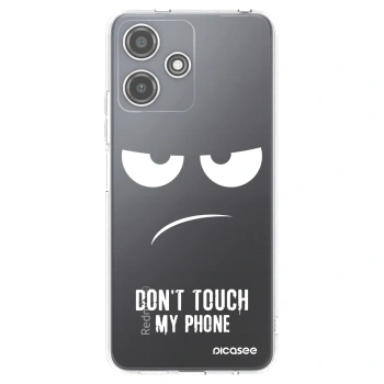 Picasee silikonski prozorni ovitek za Xiaomi Redmi 12 5G - Don't Touch My Phone