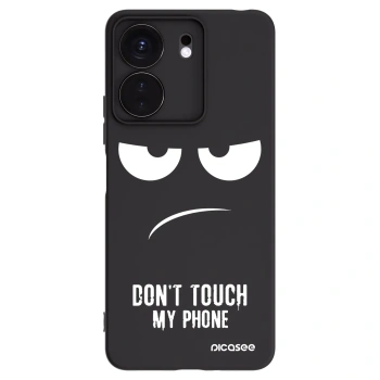 Picasee silikonski črni ovitek za Xiaomi Redmi 13C 4G - Don't Touch My Phone