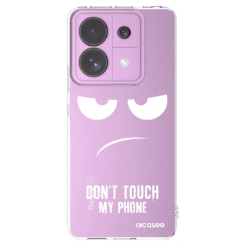 Picasee silikonski prozorni ovitek za Xiaomi Redmi Note 13 Pro 5G - Don't Touch My Phone