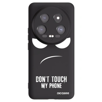 Picasee silikonski črni ovitek za Xiaomi 14 Ultra - Don't Touch My Phone