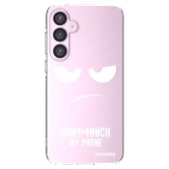 Picasee silikonski prozorni ovitek za Samsung Galaxy A55 5G A556B - Don't Touch My Phone