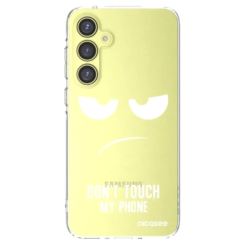 Picasee silikonski prozorni ovitek za Samsung Galaxy A35 5G A356B - Don't Touch My Phone