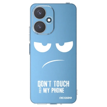 Picasee silikonski prozorni ovitek za Xiaomi Redmi 13C 5G - Don't Touch My Phone