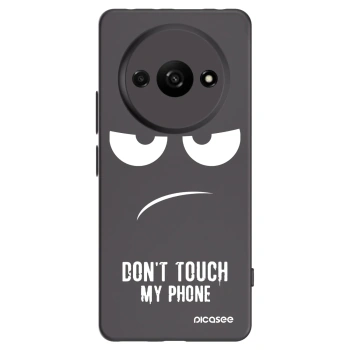 Picasee silikonski črni ovitek za Xiaomi Redmi A3 - Don't Touch My Phone