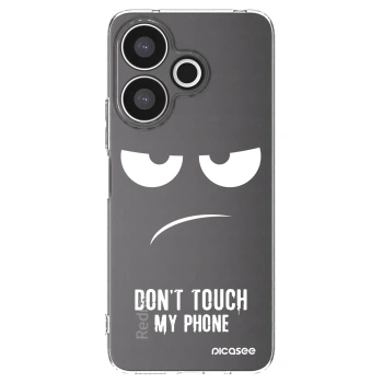 Picasee silikonski prozorni ovitek za Xiaomi Redmi 13 4G - Don't Touch My Phone