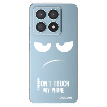 Picasee silikonski prozorni ovitek za Xiaomi 14T Pro - Don't Touch My Phone