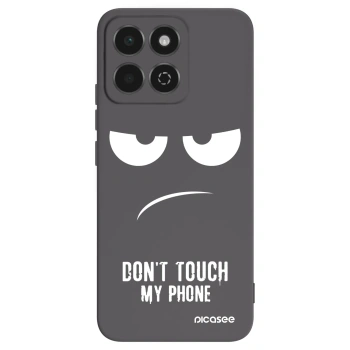 Picasee silikonski črni ovitek za Honor 200 Smart 5G - Don't Touch My Phone
