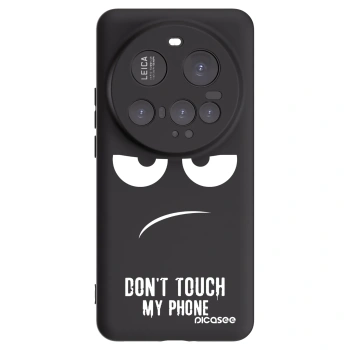 Picasee silikonski črni ovitek za Xiaomi 15 Ultra - Don't Touch My Phone