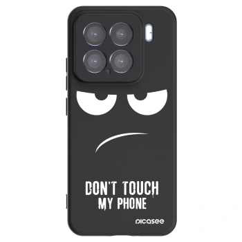 Picasee silikonski črni ovitek za Xiaomi 15 - Don't Touch My Phone
