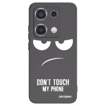 Picasee silikonski črni ovitek za Xiaomi Redmi Note 14S - Don't Touch My Phone