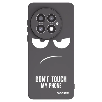 Picasee silikonski črni ovitek za OnePlus 13 5G - Don't Touch My Phone