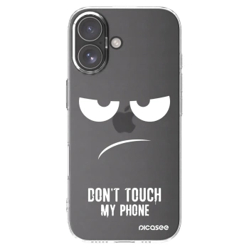 Picasee silikonski prozorni ovitek za Apple iPhone 17 - Don't Touch My Phone