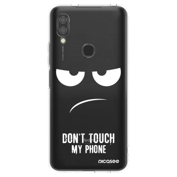 Picasee silikonski prozorni ovitek za Xiaomi Redmi 7 - Don't Touch My Phone