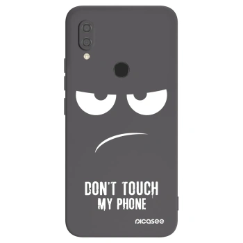Picasee silikonski črni ovitek za Xiaomi Redmi 7 - Don't Touch My Phone