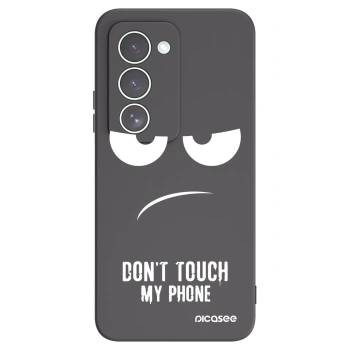 Picasee silikonski črni ovitek za Xiaomi Redmi 15 5G - Don't Touch My Phone