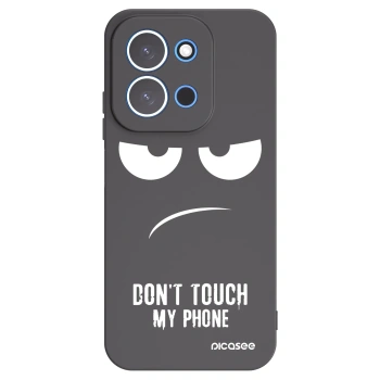 Picasee silikonski črni ovitek za Xiaomi Redmi 15C 4G - Don't Touch My Phone